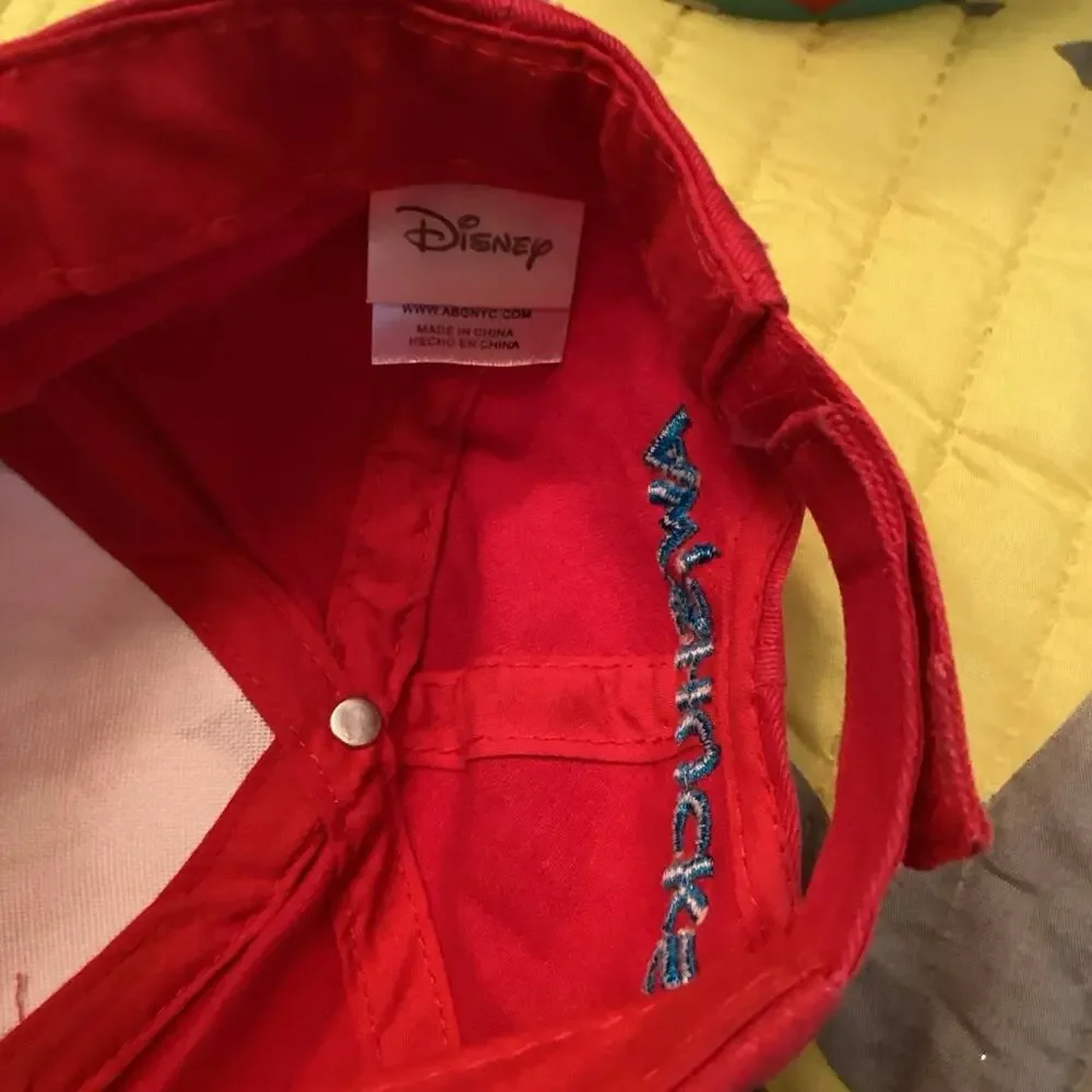 Disney Mickey Mouse Kids' Aw, Shucks Red Baseball Cap with 3D Ears
